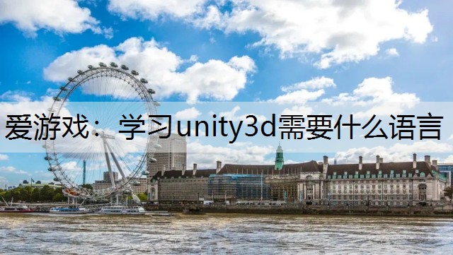学习unity3d需要什么语言